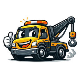 TowingServiceHub tow truck mascot