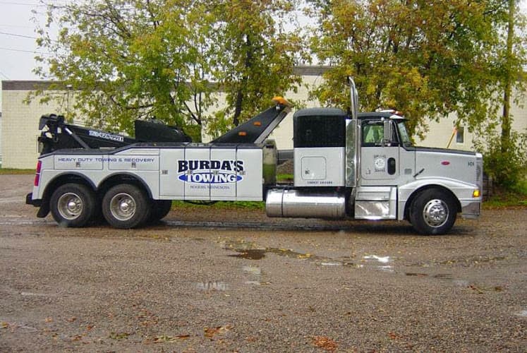 Burda's Heavy Duty Towing tow truck