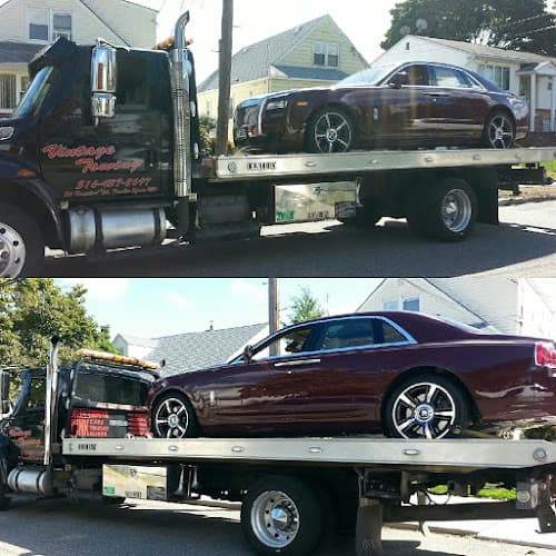 Vintage Auto Body & Towing tow truck