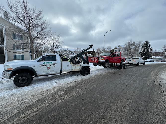 A- plus Towing and Recovery tow truck