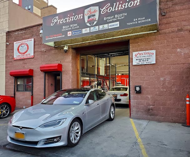 Precision Auto Collision tow truck