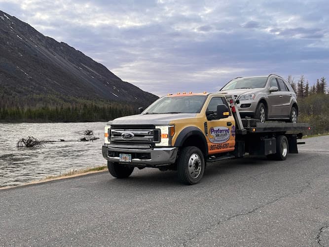 Preferred Towing & Recovery tow truck