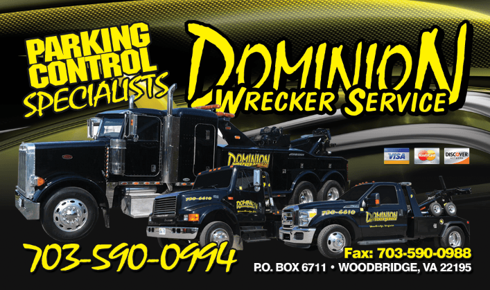 Dominion Wrecker Service, LLC tow truck