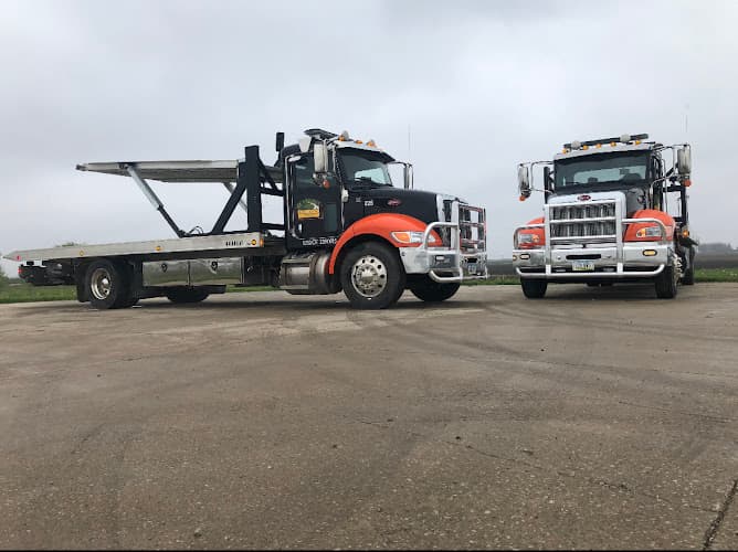 Elmquist Towing Company tow truck