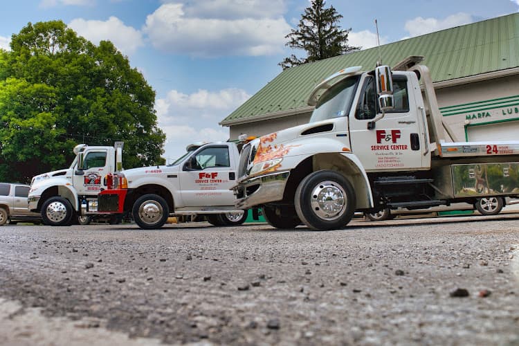 F & F Service Center LLC tow truck