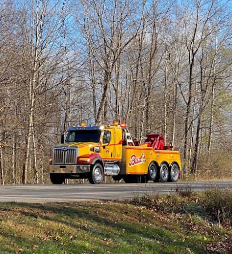 Bud's Wrecker Service tow truck