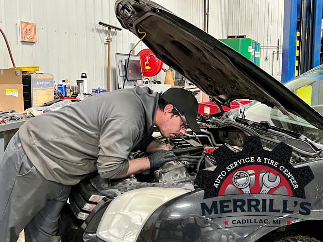 Merrills Auto Service & Tire Center tow truck