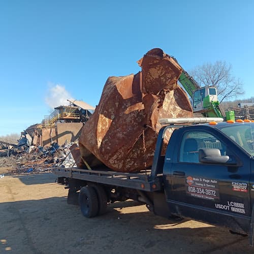 Main & Page Auto & Towing tow truck