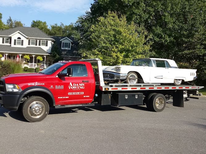 Adams Towing tow truck