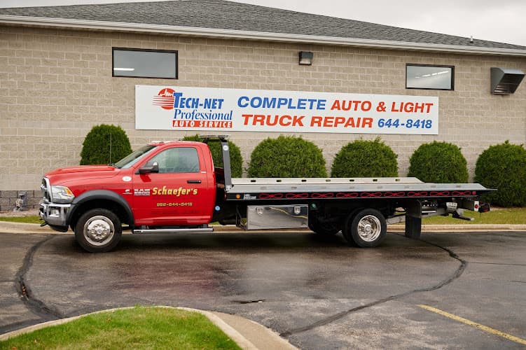 Schaefer's Service Center tow truck