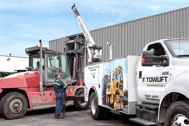 Towlift, Inc. Columbus Facility tow truck