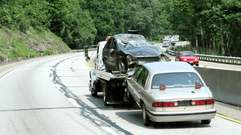 Frank's Body Shop & Wrecker Service tow truck
