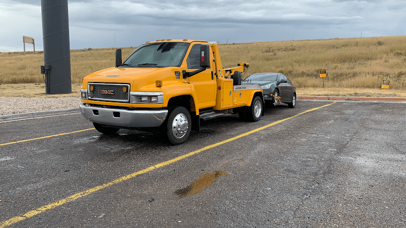 West Side Builders tow truck