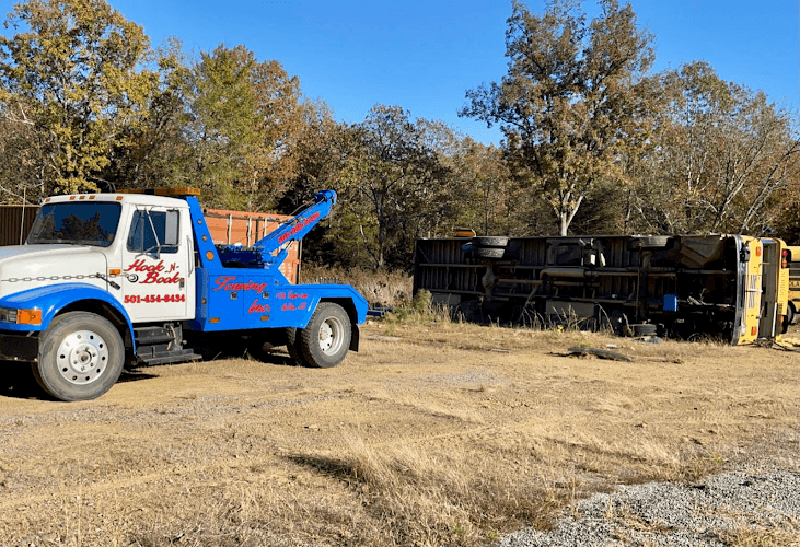 Hook N Book Towing Inc. tow truck