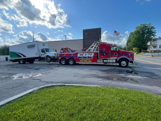 CG&J Garage and Towing, LLC Office tow truck