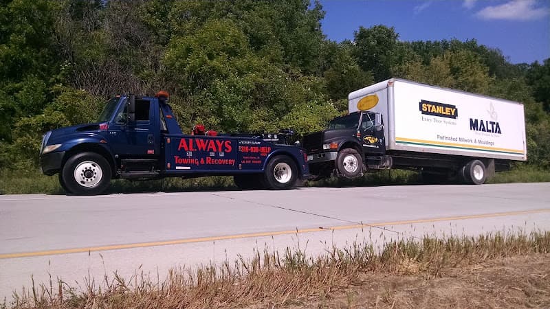 Always Towing & Recovery Inc. tow truck