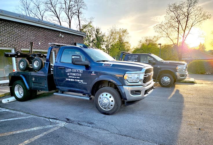 Lion country towing tow truck