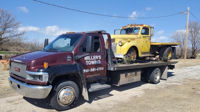 Miller's Towing & Recovery tow truck