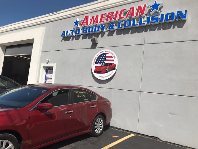 American Auto Body & Collision tow truck
