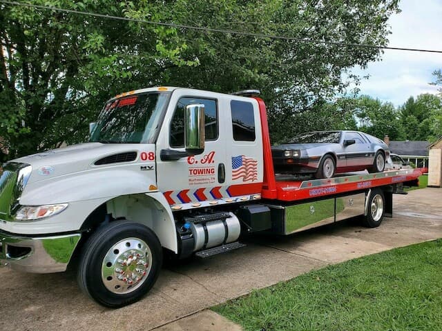 E.A. Towing tow truck