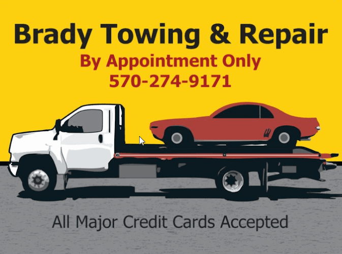 Brady Towing and Repair tow truck