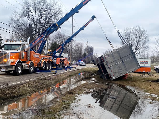 Suburban Towing tow truck