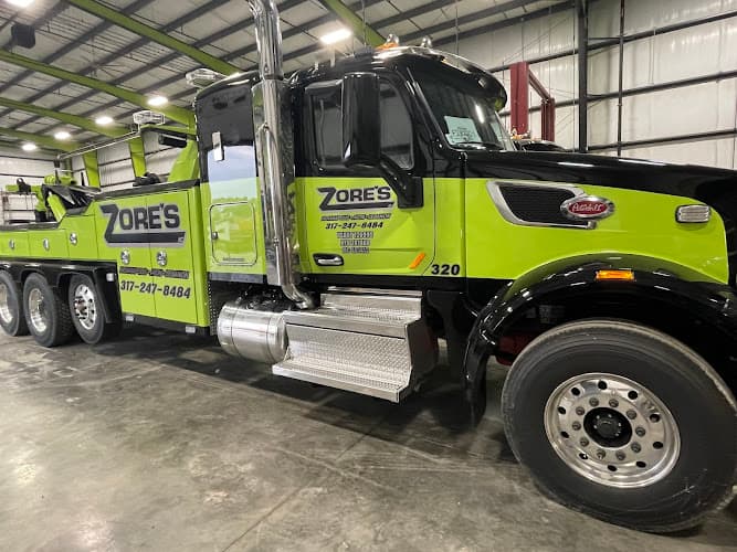 Zore's Inc. tow truck