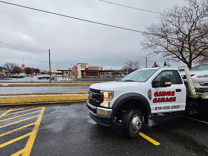 Gaines Garage Inc. tow truck
