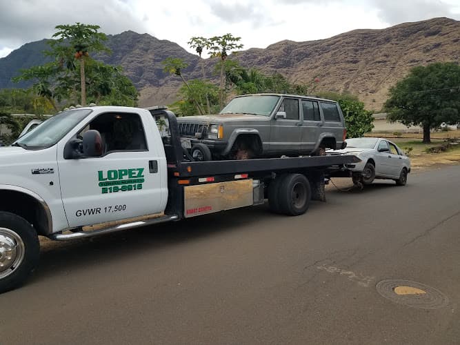 Lopez Towing tow truck