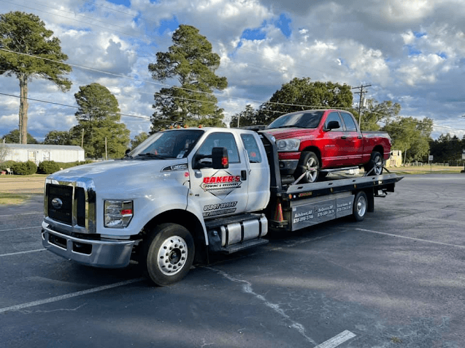 Baker's Towing & Recovery tow truck