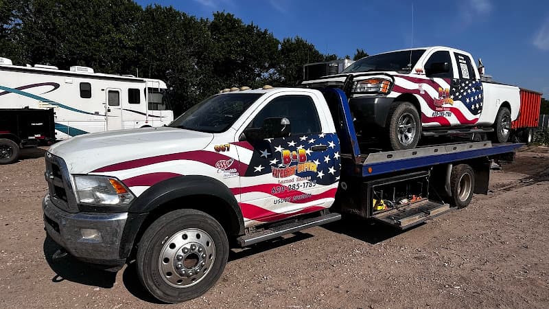 B&B Wrecker, Recycling & Salvage. tow truck