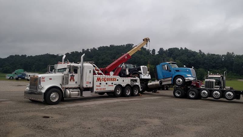 McGuire's Towing & Recovery tow truck