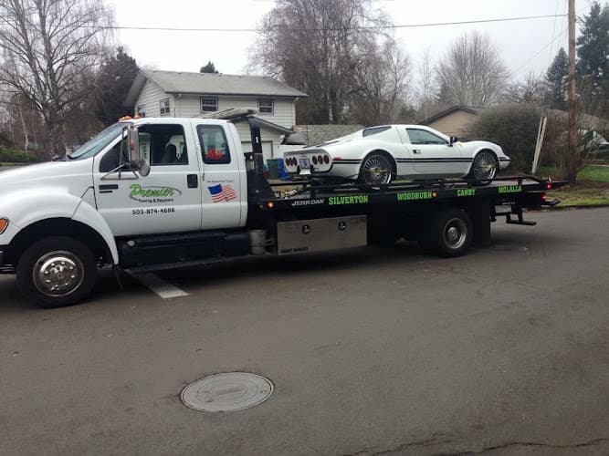 Premier Towing & Recovery tow truck