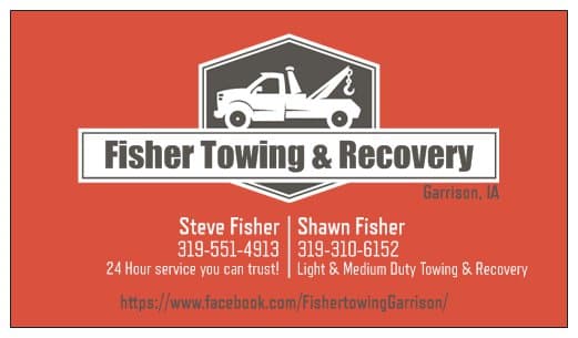 Fisher Towing & Recovery tow truck
