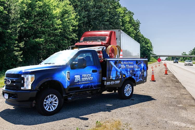 TA Truck Service tow truck