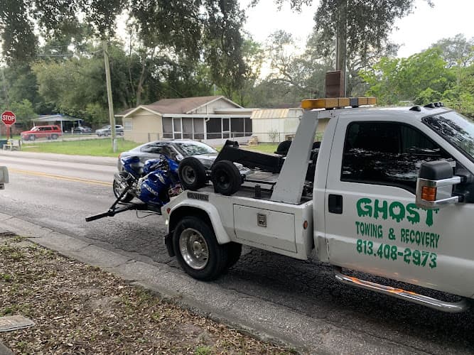 Ghost towing and recovery tow truck