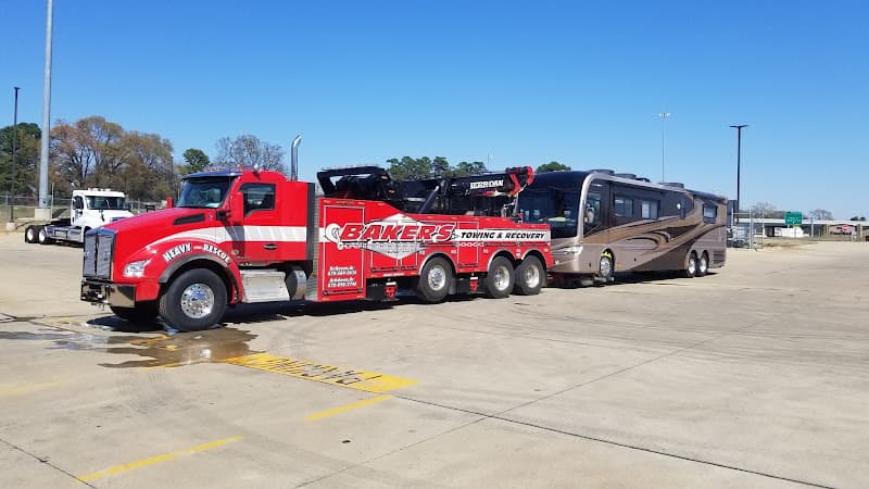 Baker's Towing & Recovery tow truck