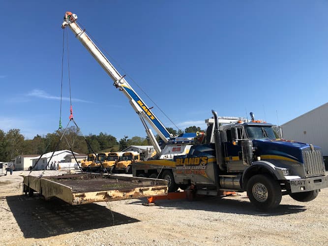Bland's Wrecker Service tow truck