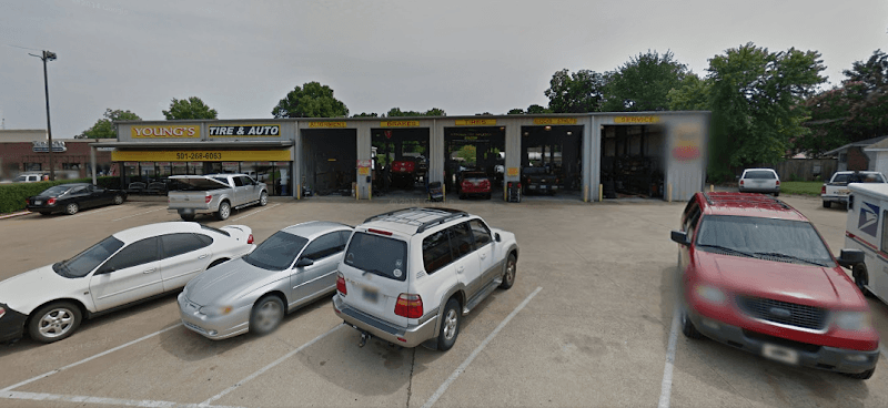 Young's Tire & Auto tow truck