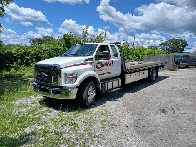 Clark's Towing and Recovery tow truck