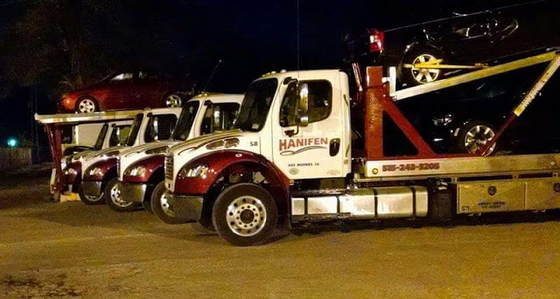 Hanifen Co Inc tow truck