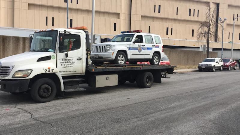Chaudhry Towing Co. Inc. tow truck