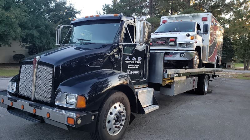 A & P Wrecker Service tow truck