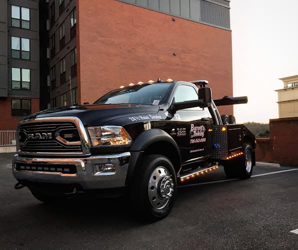 Barrett's Towing tow truck