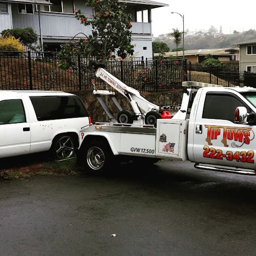 TIP TOWS TOWING tow truck