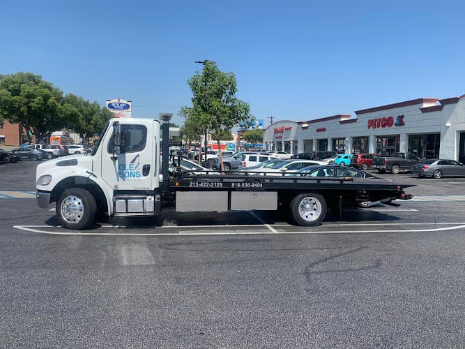 Ole & Sons tow truck