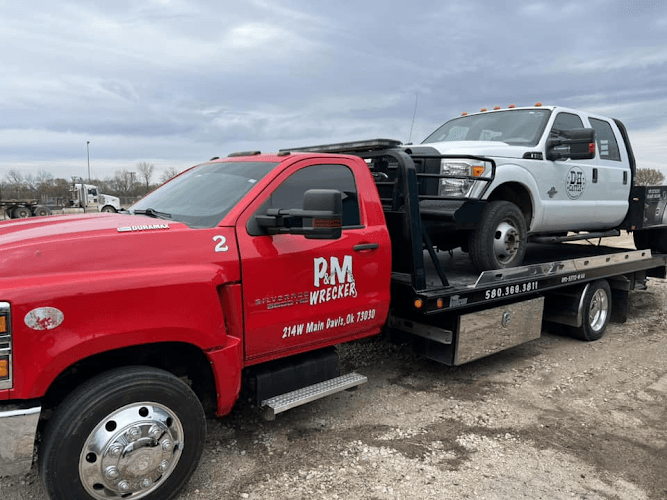 P&M Wrecker Service and Auto Center tow truck