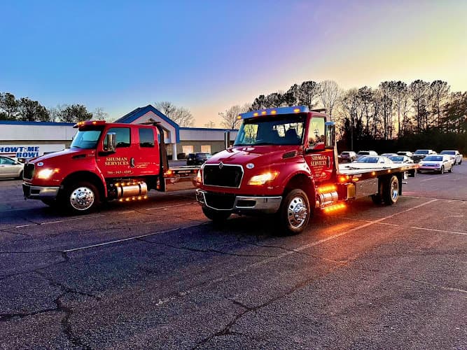 Shuman Services tow truck