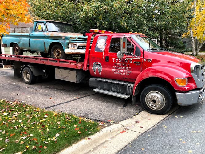 Tyson's Towing tow truck