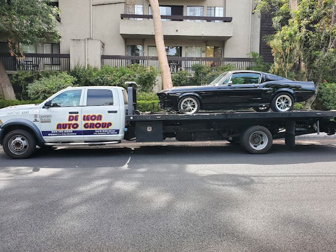 De Leon Auto Group Towing tow truck